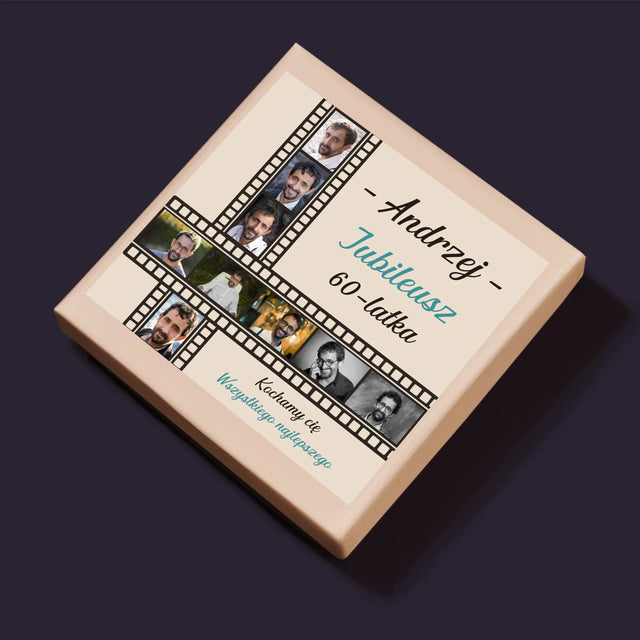 Fotokolaż: Jubileusz 60-Latka - Personalizowane Puzzle