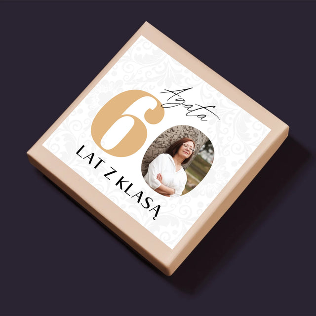 Zdjęcie i Podpis: 60 Lat z Klasą - Personalizowane Puzzle