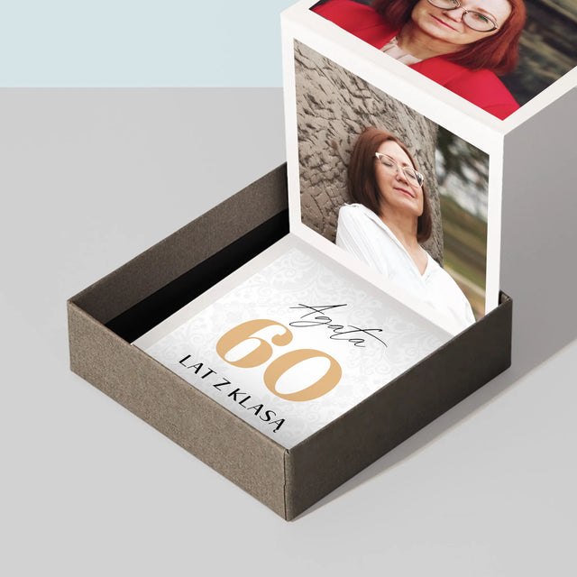 Zdjęcie i Podpis: 60 Lat z Klasą - Zestaw Zdjęć Harmonijka