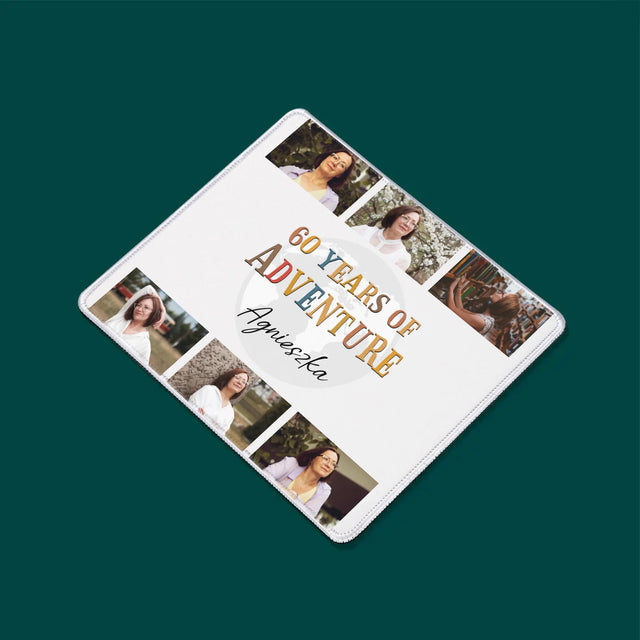 Fotokolaż: 60 Years Of Adventure - Podkładka Pod Myszkę