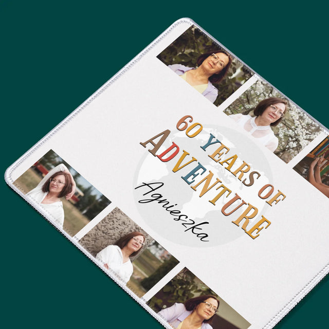 Fotokolaż: 60 Years Of Adventure - Podkładka Pod Myszkę