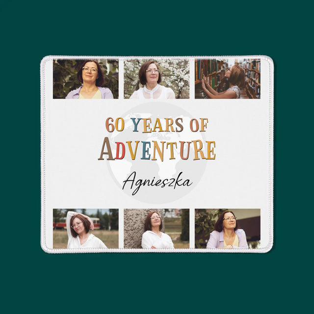Fotokolaż: 60 Years Of Adventure - Podkładka Pod Myszkę