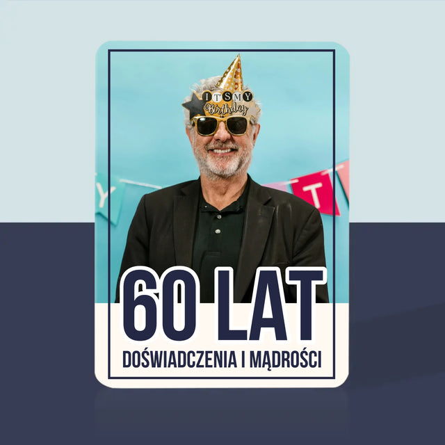 Zdjęcie i Podpis: 60 Lat Doświadczenia i Mądrości - Karty Do Gry