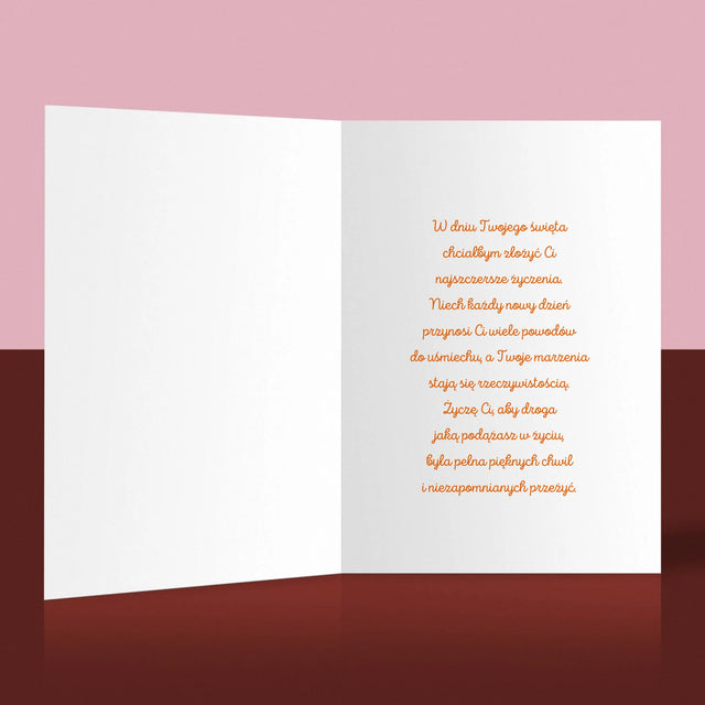 Kształt Ze Zdjęć: Najsłodszych Urodzin - Kartka z Życzeniami