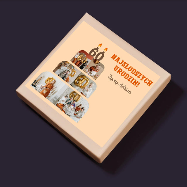 Kształt Ze Zdjęć: Najsłodszych Urodzin - Personalizowane Puzzle