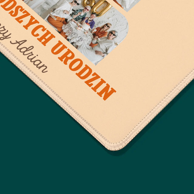 Kształt Ze Zdjęć: Najsłodszych Urodzin - Podkładka Pod Myszkę