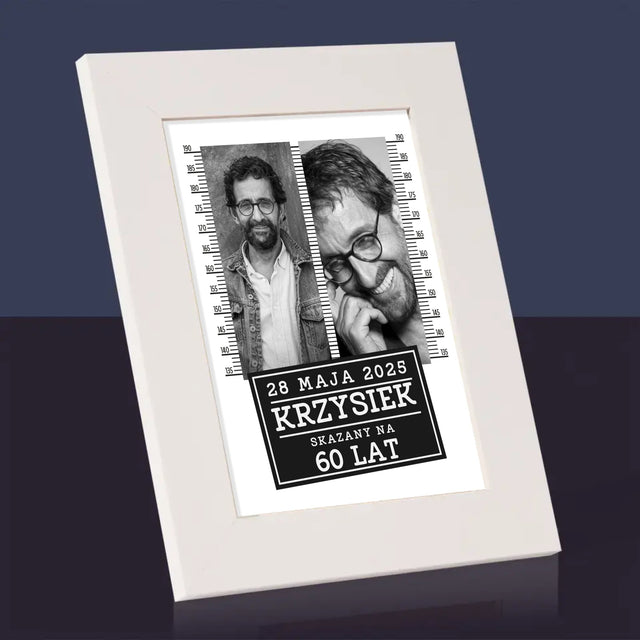 Fotokolaż: Skazany Na 60 Lat - Ramka Na Zdjęcie