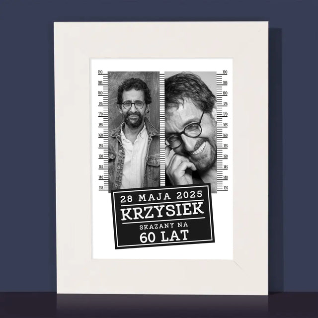 Fotokolaż: Skazany Na 60 Lat - Ramka Na Zdjęcie