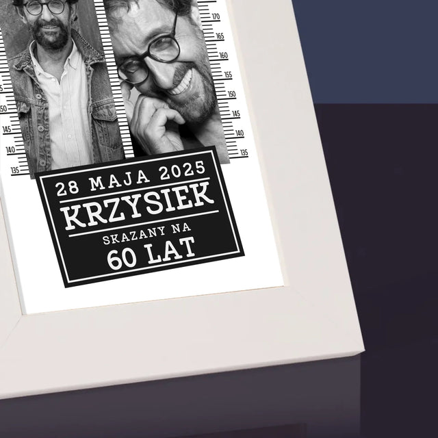Fotokolaż: Skazany Na 60 Lat - Ramka Na Zdjęcie