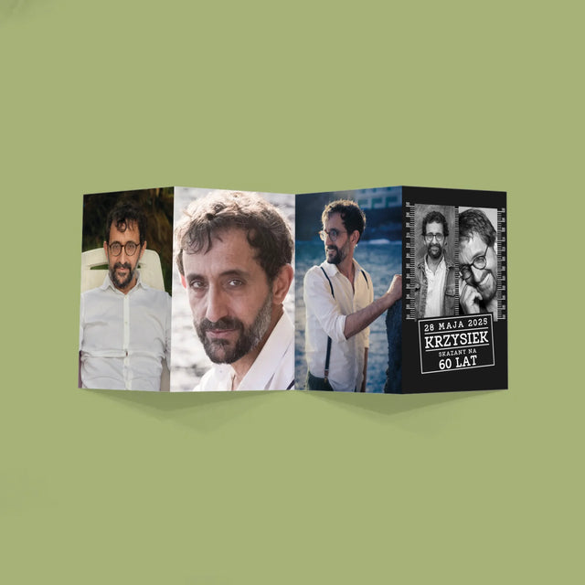 Fotokolaż: Skazany Na 60 Lat - Duża Harmonijka Ze Zdjęć