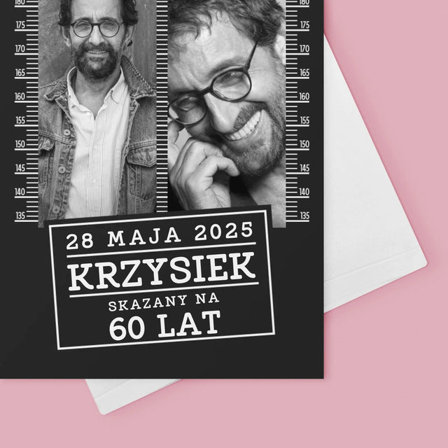 Fotokolaż: Skazany Na 60 Lat - Kartka z Życzeniami