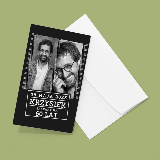 Fotokolaż: Skazany Na 60 Lat - Duża Harmonijka Ze Zdjęć