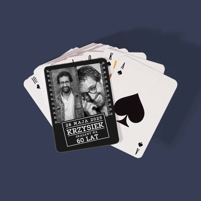 Fotokolaż: Skazany Na 60 Lat - Karty Do Gry