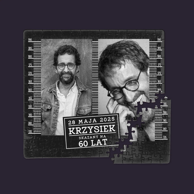 Fotokolaż: Skazany Na 60 Lat - Personalizowane Puzzle