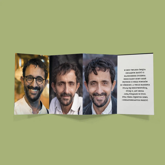 Fotokolaż: Skazany Na 60 Lat - Duża Harmonijka Ze Zdjęć