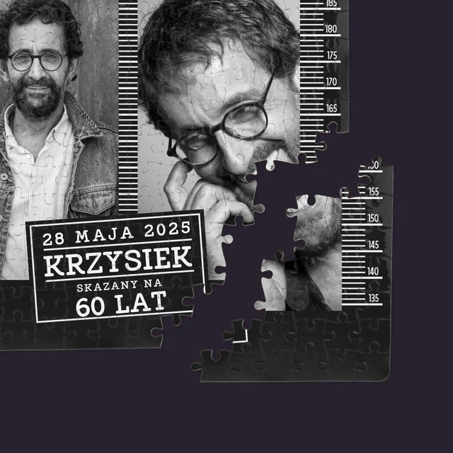 Fotokolaż: Skazany Na 60 Lat - Personalizowane Puzzle