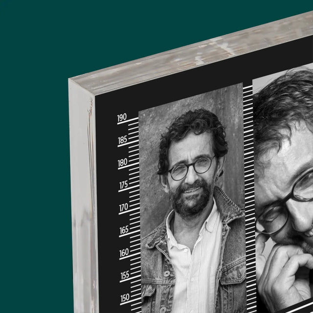 Fotokolaż: Skazany Na 60 Lat - Blok Akrylowy z Nadrukiem