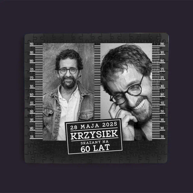 Fotokolaż: Skazany Na 60 Lat - Personalizowane Puzzle