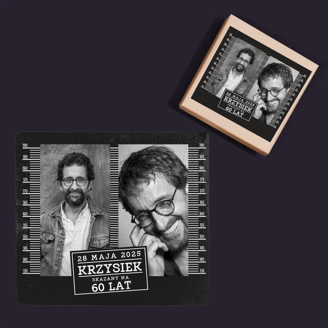 Fotokolaż: Skazany Na 60 Lat - Personalizowane Puzzle