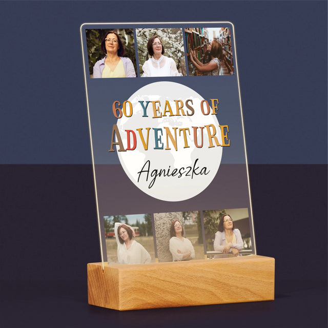 Fotokolaż: 60 Years Of Adventure - Wydruk Na Szkle Akrylowym