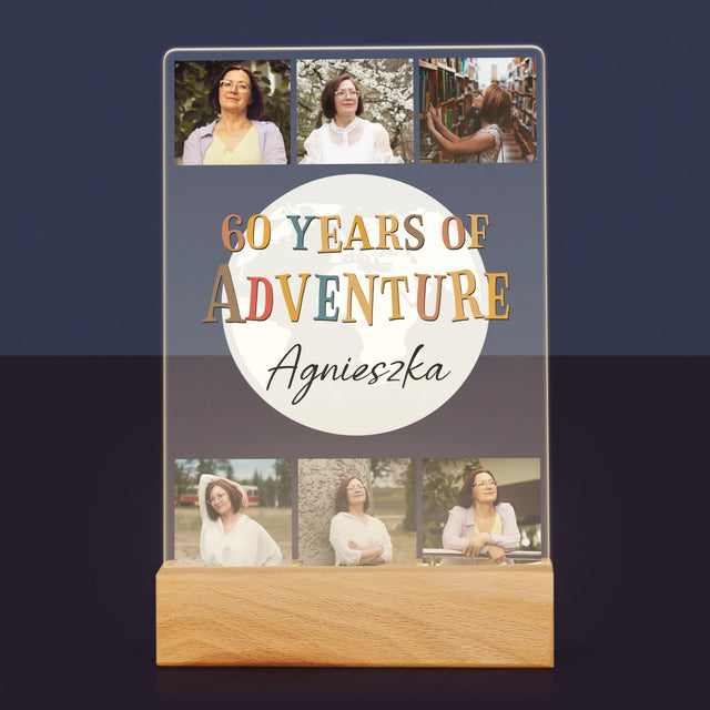 Fotokolaż: 60 Years Of Adventure - Wydruk Na Szkle Akrylowym