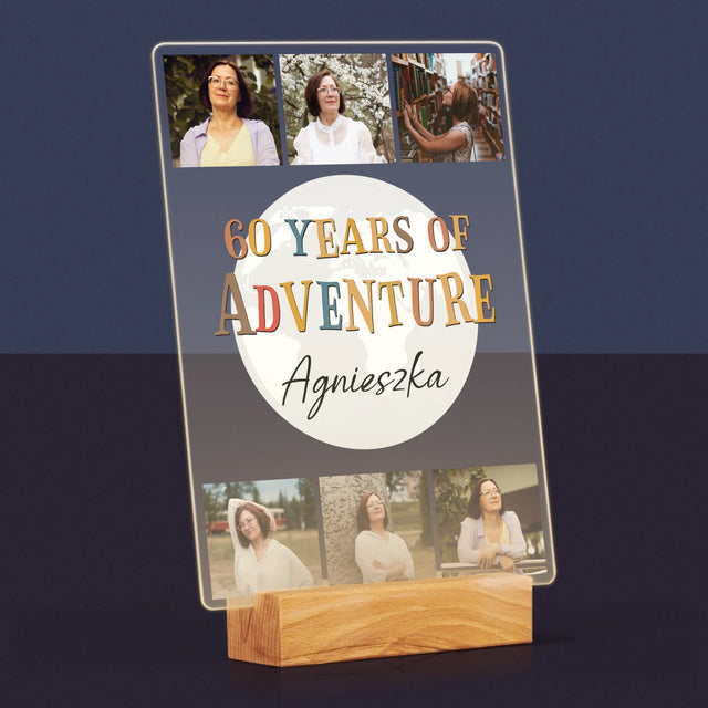 Fotokolaż: 60 Years Of Adventure - Wydruk Na Szkle Akrylowym