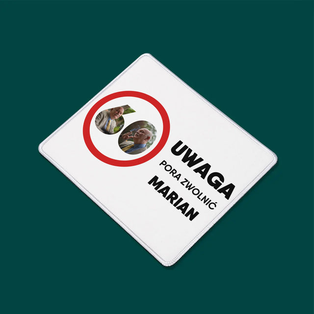 Słowo Ze Zdjęć: 60 Pora Zwolnić - Podkładka Pod Myszkę