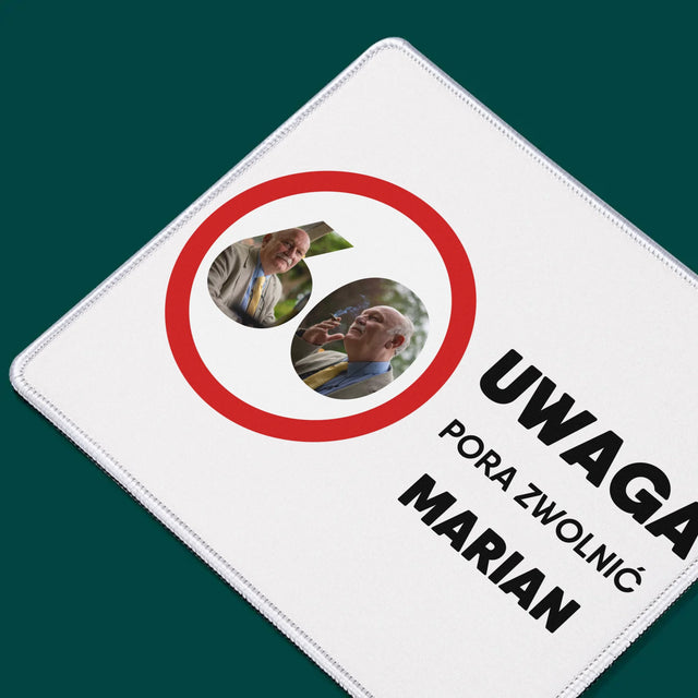 Słowo Ze Zdjęć: 60 Pora Zwolnić - Podkładka Pod Myszkę