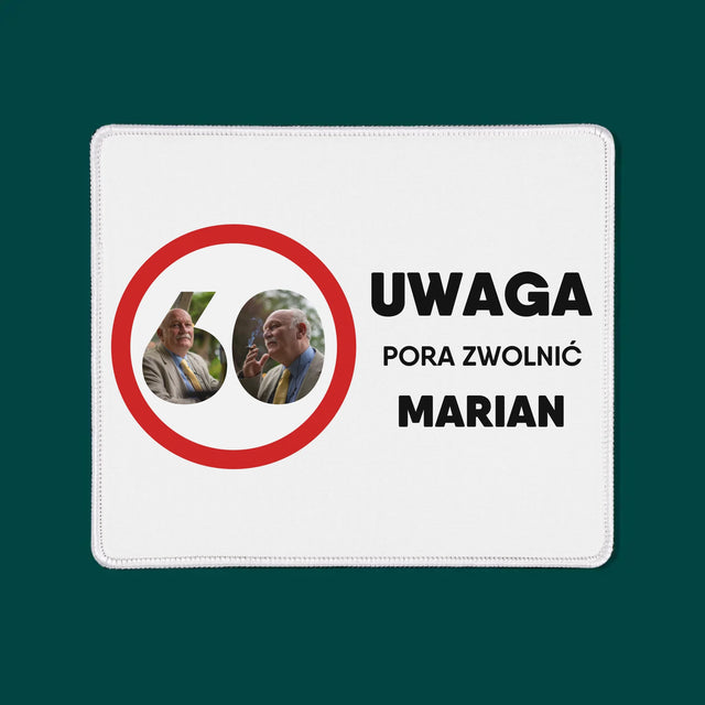 Słowo Ze Zdjęć: 60 Pora Zwolnić - Podkładka Pod Myszkę