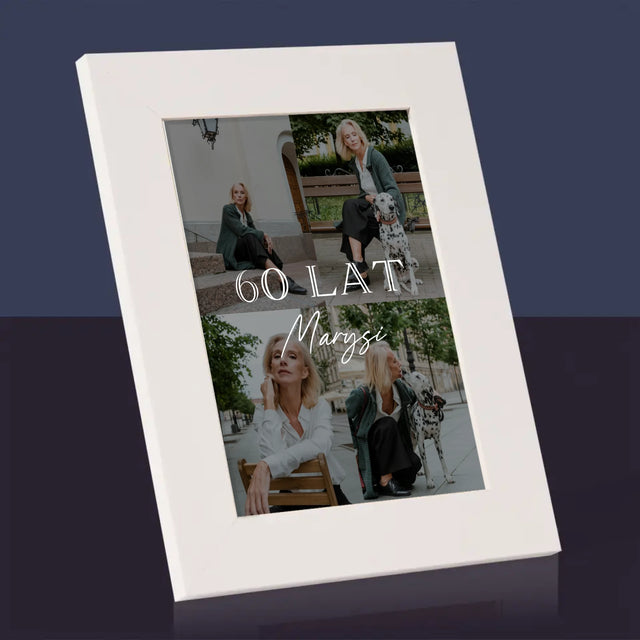 Fotokolaż: 60 Lat Klasyczny - Ramka Na Zdjęcie