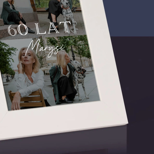 Fotokolaż: 60 Lat Klasyczny - Ramka Na Zdjęcie