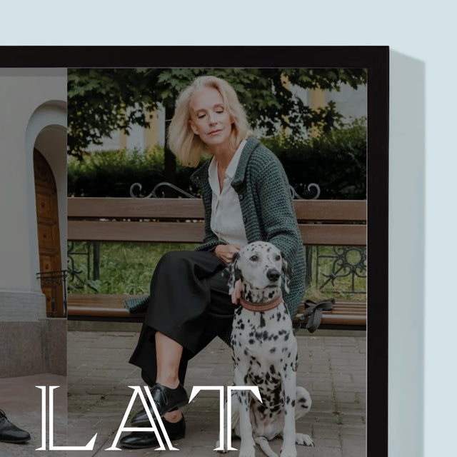 Fotokolaż: 60 Lat Klasyczny - Wydruk Obramowany