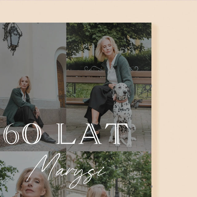 Fotokolaż: 60 Lat Klasyczny - Personalizowany Plakat
