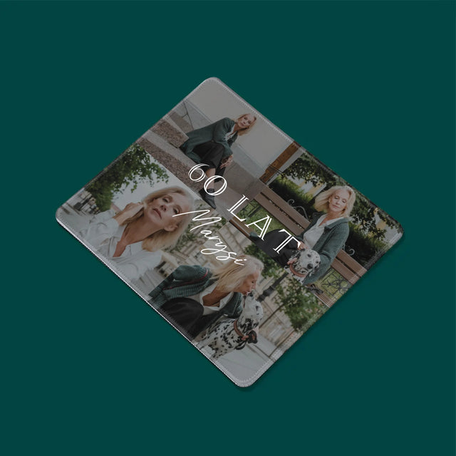 Fotokolaż: 60 Lat Klasyczny - Podkładka Pod Myszkę