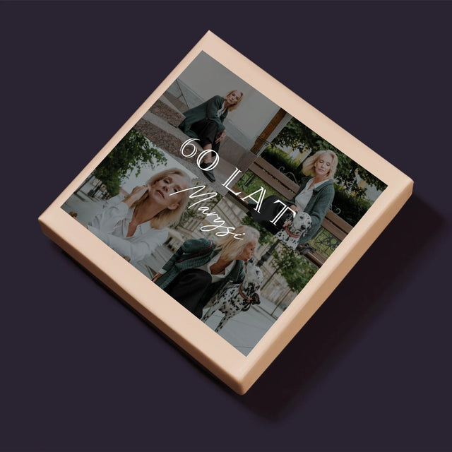 Fotokolaż: 60 Lat Klasyczny - Personalizowane Puzzle