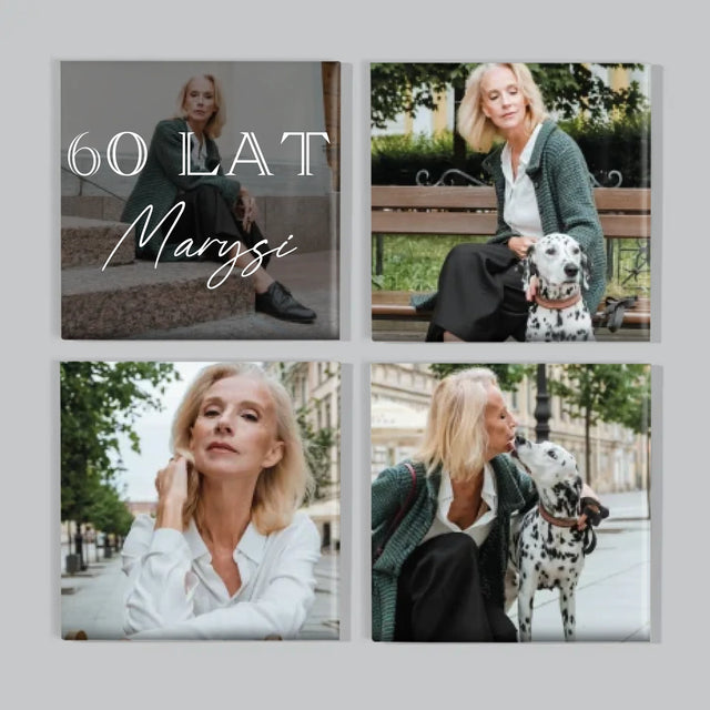 Fotokolaż: 60 Lat Klasyczny - Zestaw Magnesów