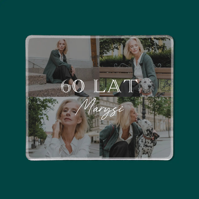 Fotokolaż: 60 Lat Klasyczny - Podkładka Pod Myszkę