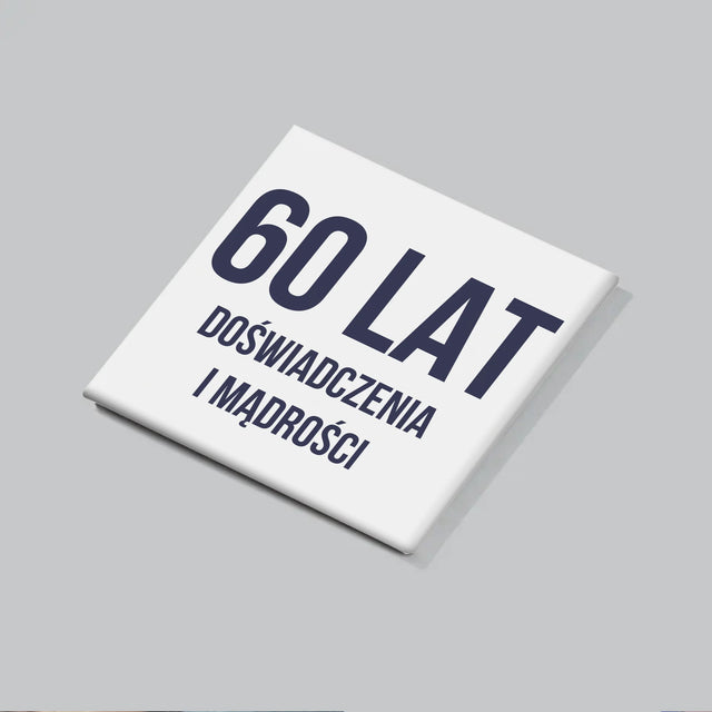 Zdjęcie i Podpis: 60 Lat Doświadczenia i Mądrości - Zestaw Magnesów