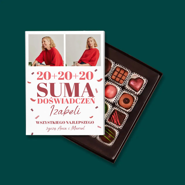 Fotokolaż: Suma Doświadczeń - Personalizowane Praliny