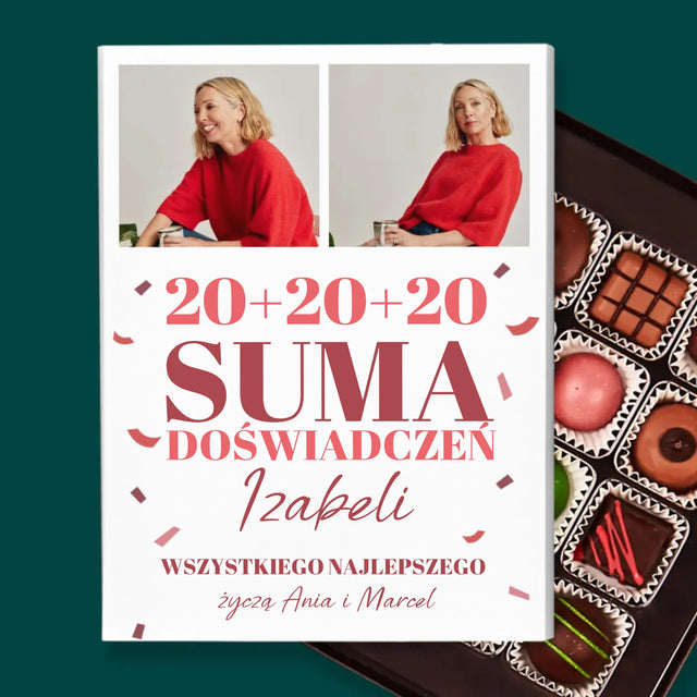 Fotokolaż: Suma Doświadczeń - Personalizowane Praliny