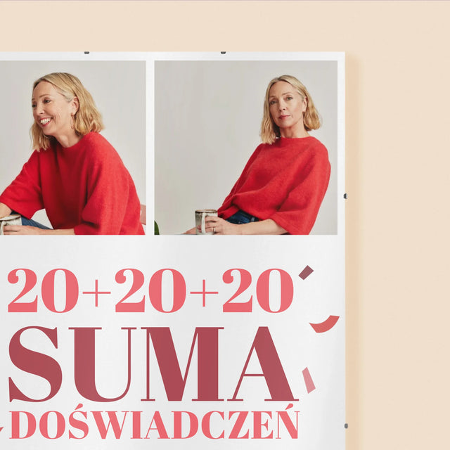 Fotokolaż: Suma Doświadczeń - Personalizowany Plakat