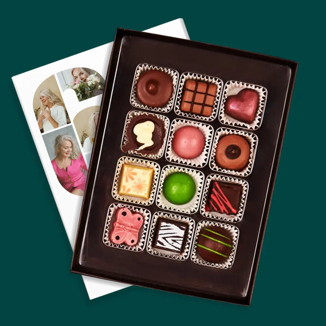 Kształt Ze Zdjęć: 60 Urodziny Życzenia - Personalizowane Praliny