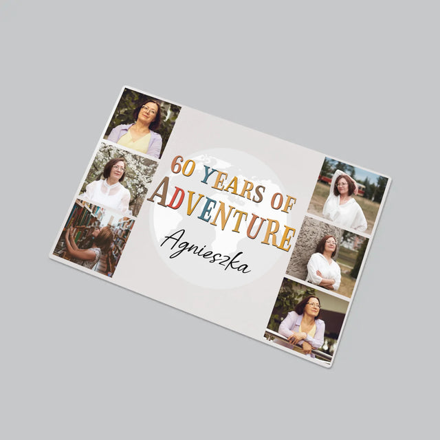 Fotokolaż: 60 Years Of Adventure - Podkładka Na Biurko