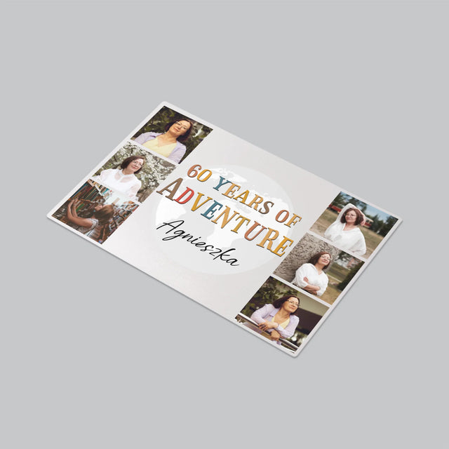 Fotokolaż: 60 Years Of Adventure - Podkładka Na Biurko