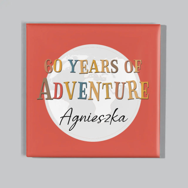 Fotokolaż: 60 Years Of Adventure - Zestaw Magnesów