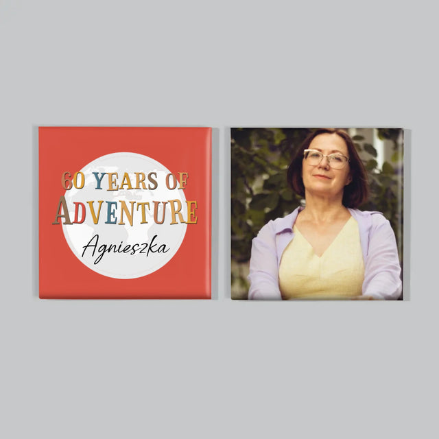 Fotokolaż: 60 Years Of Adventure - Zestaw Magnesów