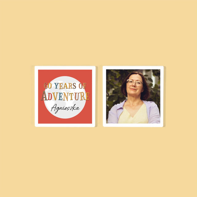 Fotokolaż: 60 Years Of Adventure - Podkładki Pod Kubki