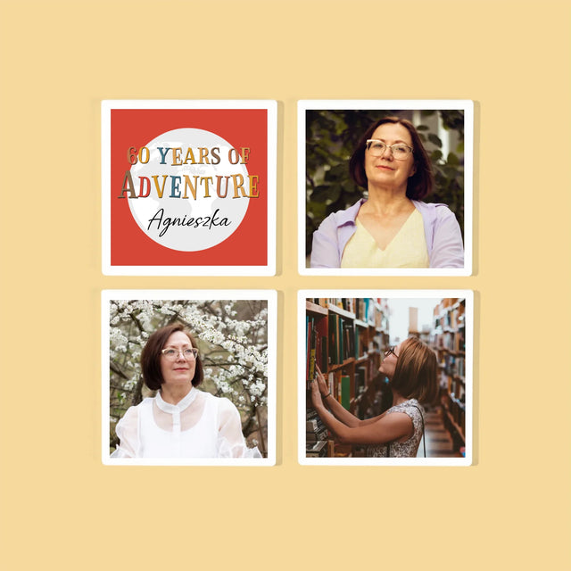 Fotokolaż: 60 Years Of Adventure - Podkładki Pod Kubki