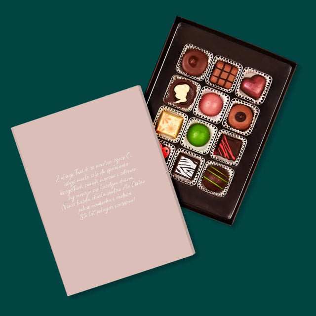 Fotokolaż: 50 Kieliszki - Personalizowane Praliny