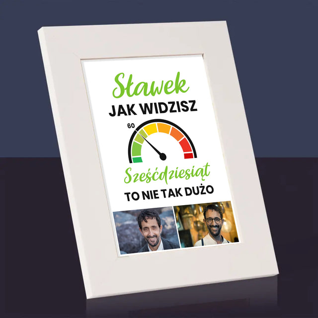 Fotokolaż: 60 Licznik - Ramka Na Zdjęcie